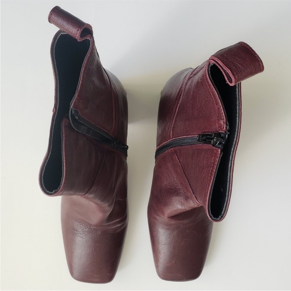Napoleoni | Leather Wrapped Heeled Ankle Booties - Picture 6 of 15